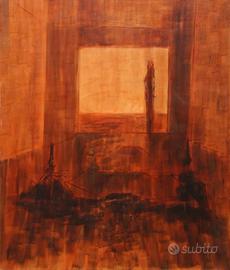 Cesare Peverelli Olio su tela