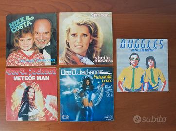Disco vinile 45 giri anni Settanta Ottanta