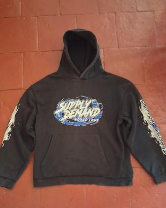 felpa con cappuccio  suply & demand