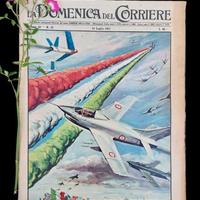 La Domenica del Corriere 14 luglio 1957 F. Baracca