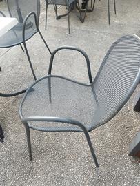 Sedia EMU ferro antico per giardino bar plateatico