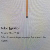 Tubo per aspirapolvere Dyson