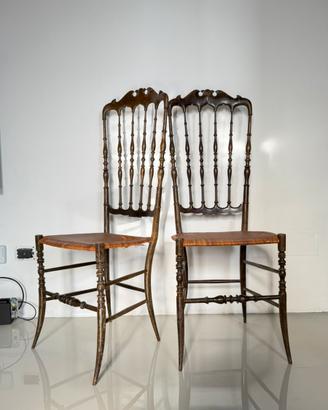 Coppia sedie Chiavarine