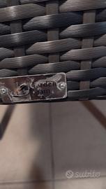 tavolo e sedie da giardino 