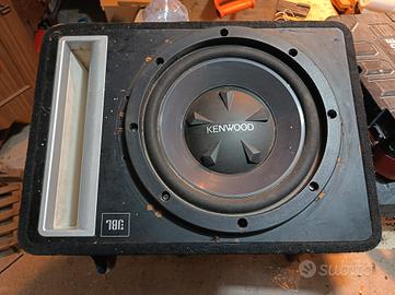 subwoofer Kenwood + Amplificatore 4 canal 