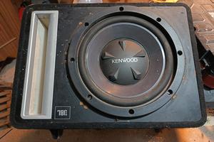 subwoofer Kenwood + Amplificatore 4 canal 