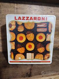 Latta vintage Lazzaroni “Pasticceria Saronno” 