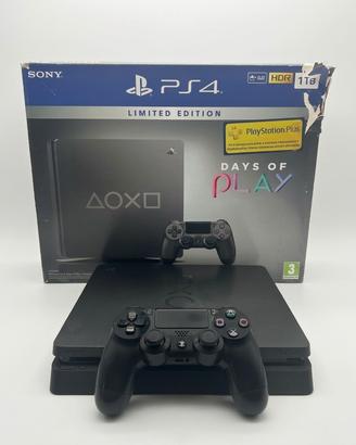 Console Playstation 4 PS4 Slim Play of Day 1TB CIB