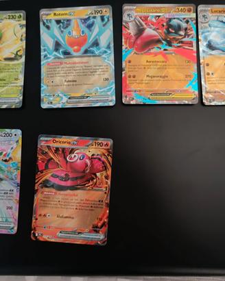 Lotto carte Pokemon modern