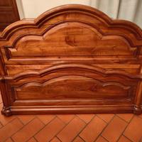 LETTO MATRIMONIALE IN NOCE NAZIONALE