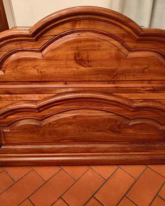 LETTO MATRIMONIALE IN NOCE NAZIONALE