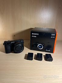 Sony a6300 + obiettivo 16-50 + 3 batterie