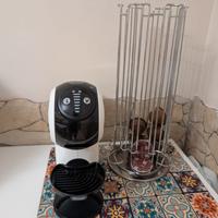 macchina caffè De Longhi +porta capsule