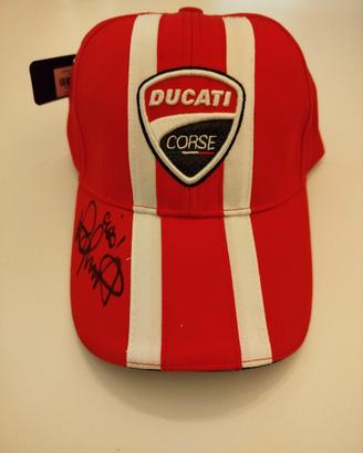 Cappellino Ducati autografo Valentino Rossi