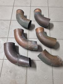 Curve varie pluviali rame diametro 80 mm