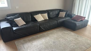 Divano modulare in pelle