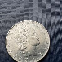 Moneta 50 Lira dal 1956 Rara