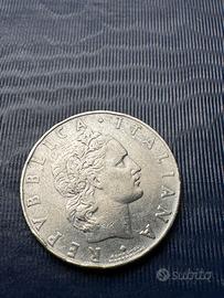 Moneta 50 Lira dal 1956 Rara