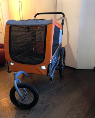 Rimorchio per bici e passeggio ZETA taglia M