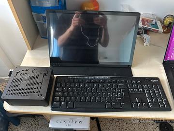 Mini pc i7 9850H 16GB Ram doppio ssd + schermo