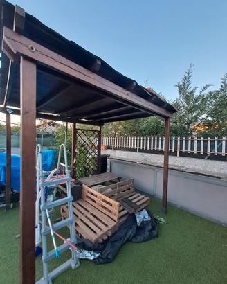 gazebo in legno 