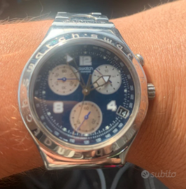 Swatch Irony Chronograph Blu Acciaio – Originale