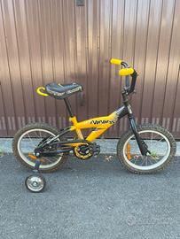 Bici bambini bmx con rotelle ruota 16 in ordine