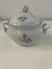 Zuppiera Richard Ginori vintage - decoro floreale