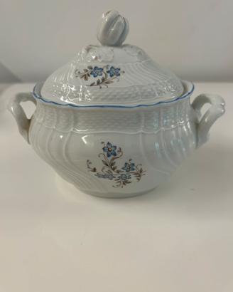 Zuppiera Richard Ginori vintage - decoro floreale