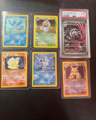 Carte pokemon vintage e altro