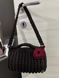 Borsa bauletto uncinetto