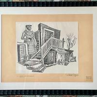 FORTUNATO DEPERO: stampa firmata in originale