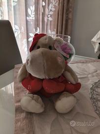 Peluche ippopotamo nuovo con cartellino 