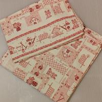 Lenzuolo e federa per lettino bambina