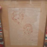 Quadro disegno Renato Brozzi Traversetolo Parma