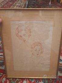 Quadro disegno Renato Brozzi Traversetolo Parma