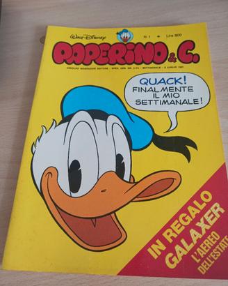 Paperino & Co. n.1 del 1981 – primo numero Disney 
