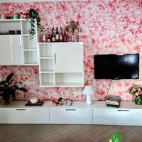 Soggiorno moderno bianco laccato