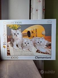 Puzzle Clementoni 1000 pezzi con gattini