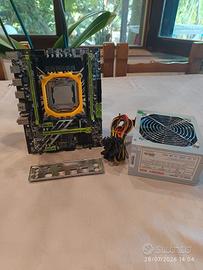 Combo gaming X99 qiyida + xeon 2680v4 + PSU + staf