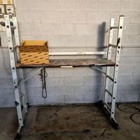 trabattello in alluminio regolabile in altezza 