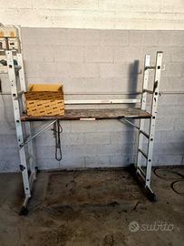 trabattello in alluminio regolabile in altezza 