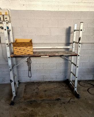 trabattello in alluminio regolabile in altezza 