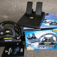 DUAL FORCE RACING WHEEL PS1 VOLANTE MAD CATZ