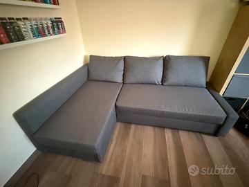 Divano letto contenitore ikea grigio scuro