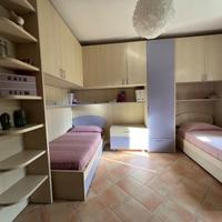 Cameretta doppia Battistella color acero e lilla