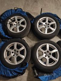 Ruote Complete VW Originali 15" con Pneumatici
