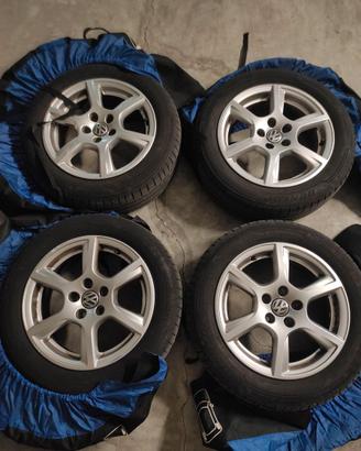 Ruote Complete VW Originali 15" con Pneumatici