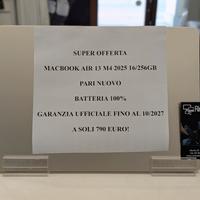 MacBook Air 13 M4 2025 16/256GB promo
