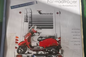 Porta moto camper
